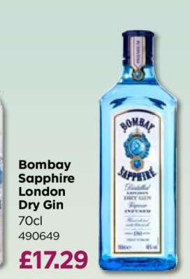 BOMBAY SAPPHIRE London Dry Gin