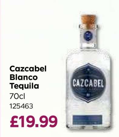 Cazcabel Blanco Tequila