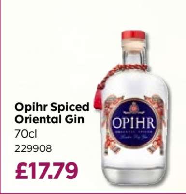 Opihr Spiced Oriental Gin