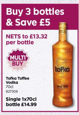 Tofka Toffee Vodka