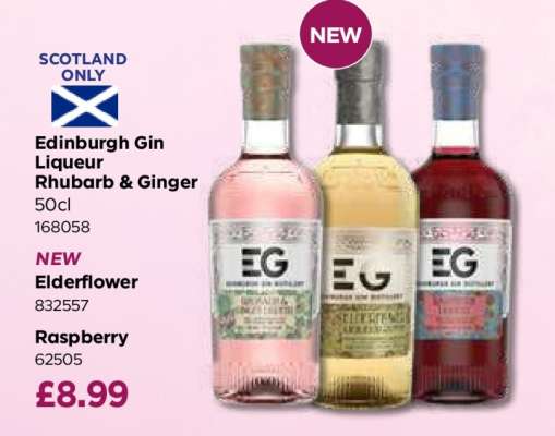 Edinburgh Gin Liqueur Rhubarb & Ginger