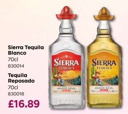 Sierra Tequila Blanco / Tequila Reposado