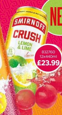 Smirnoff Crush Lemon & Lime