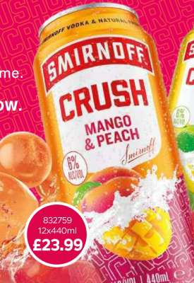 Smirnoff Crush Mango & Peach