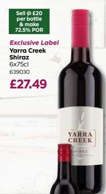 Yarra Creek Shiraz