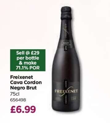 Freixenet Cava Cordon Negro Brut