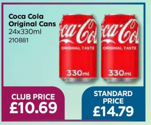 Coca Cola Original Cans