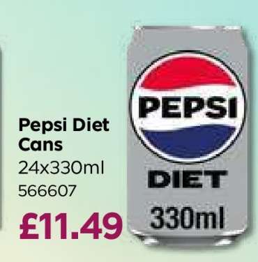 Pepsi Diet Cans