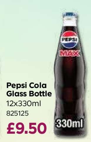 Pepsi Cola Glass Bottle