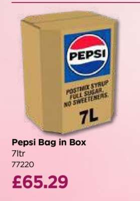Pepsi Bag in Box