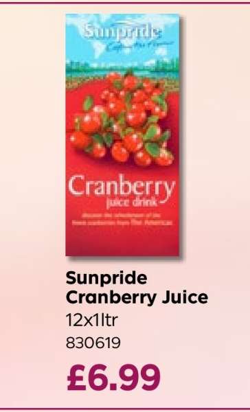 Sunpride Cranberry Juice