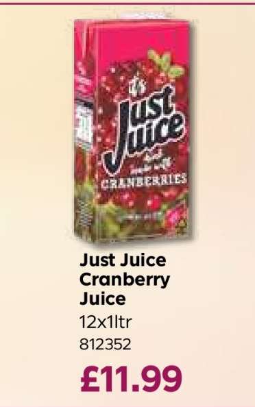 Just Juice Cranberry Juice