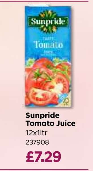Sunpride Tomato Juice
