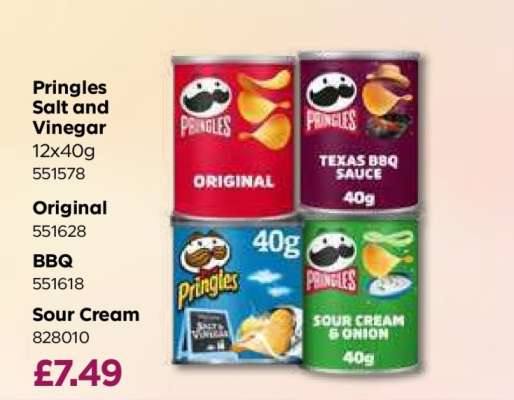 Pringles Salt and Vinegar