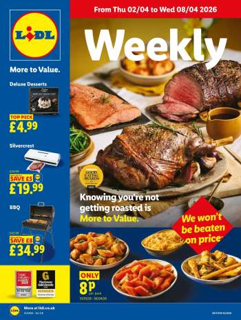 Lidl offer  - 02/04/2026 - 08/04/2026.