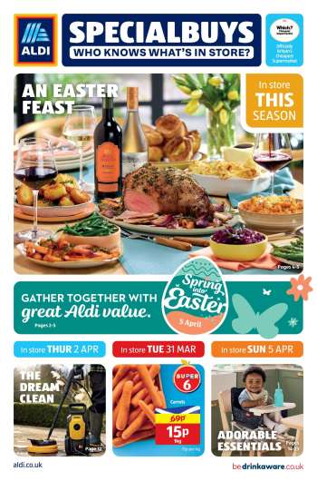Aldi offer  - 31/03/2026 - 05/04/2026.