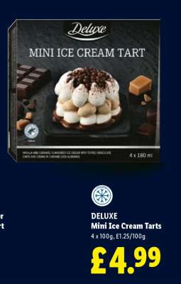 DELUXE Mini Ice Cream Tarts
