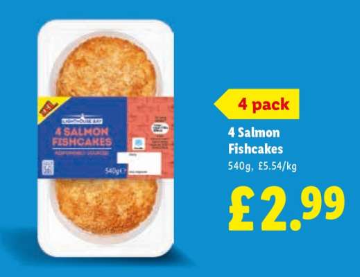 4 Salmon Fishcakes