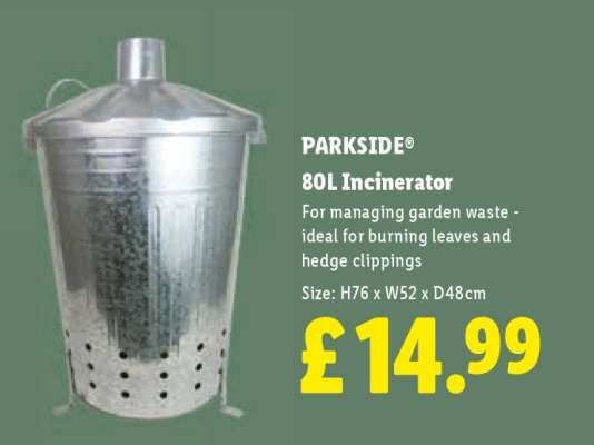 PARKSIDE® 80L Incinerator