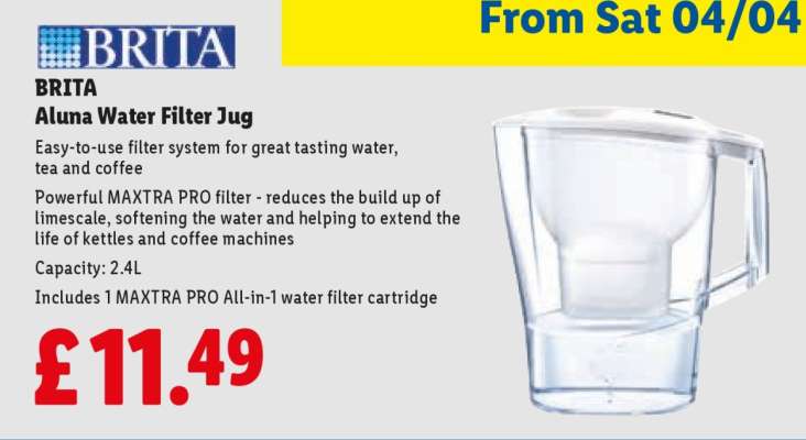 Brita Aluna Water Filter Jug