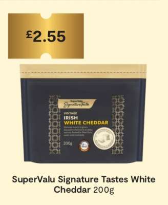SuperValu Signature Tastes White Cheddar