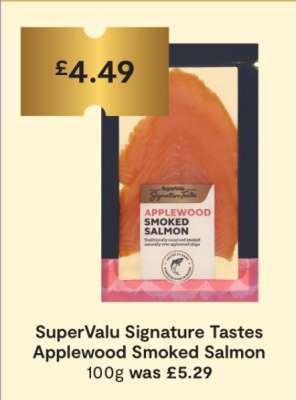SuperValu Signature Tastes Applewood Smoked Salmon