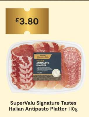 SuperValu Signature Tastes Italian Antipasto Platter 110g