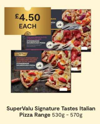 SuperValu Signature Tastes Italian Pizza Range