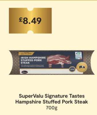 SuperValu Signature Tastes Hampshire Stuffed Pork Steak