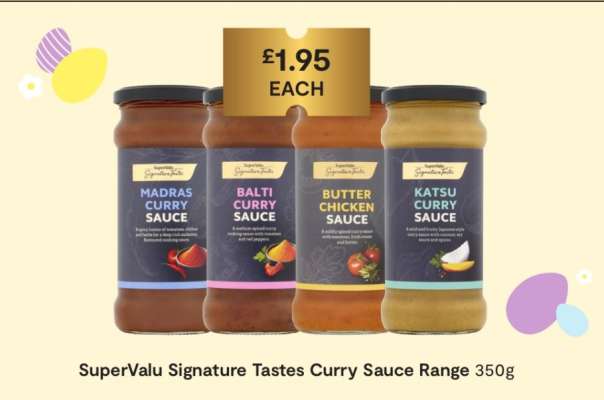 SuperValu Signature Tastes Curry Sauce Range