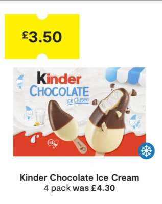 Kinder Chocolate Ice Cream