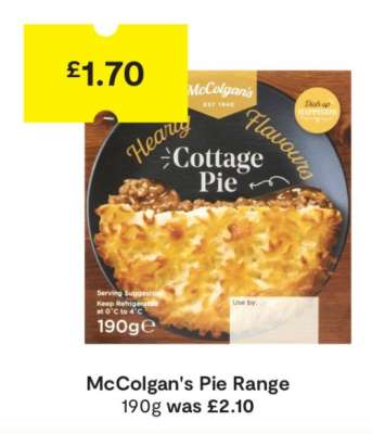 McColgan's Pie Range