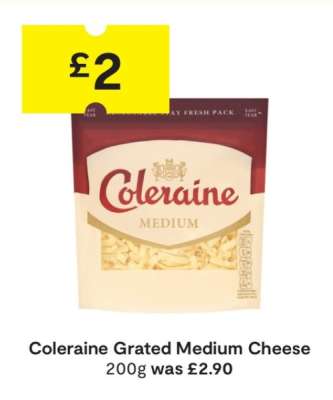 Coleraine Grated Medium Cheese