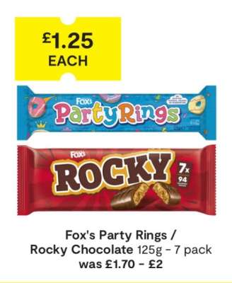 Fox's Party Rings / Rocky Chocolate