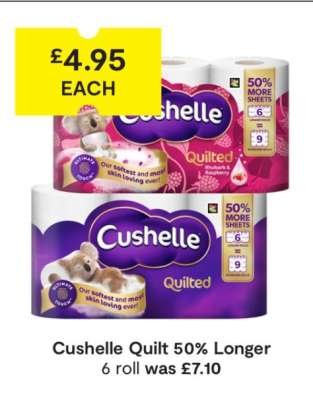 Cushelle Quilt 50% Longer