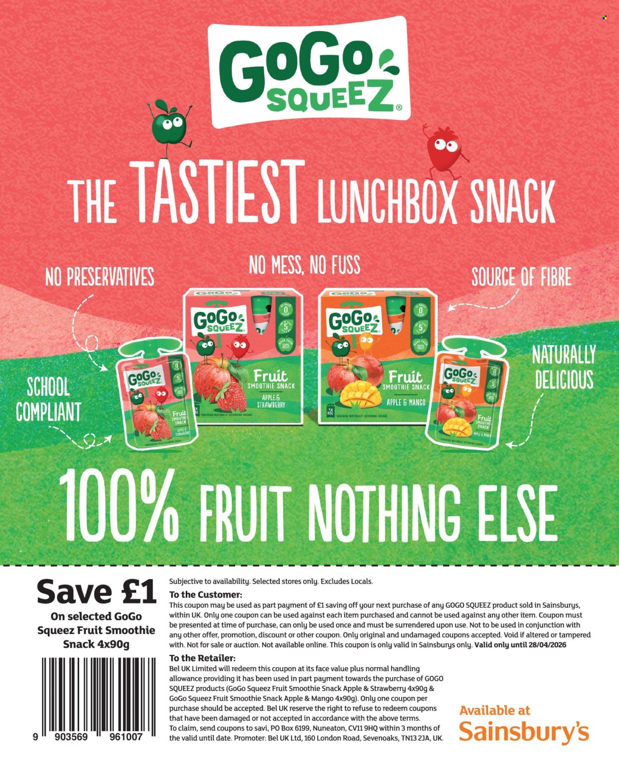 Sainsbury's offer - 01/04/2026 - 30/04/2026. Page 16