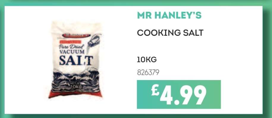 MR HANLEY'S COOKING SALT