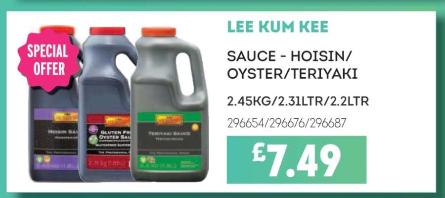 LEE KUM KEE SAUCE - HOISIN/OYSTER/TERIYAKI