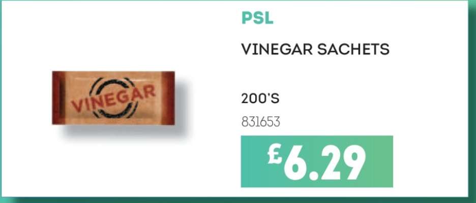PSL VINEGAR SACHETS
