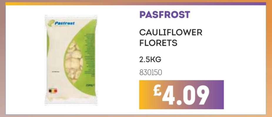 PASFROST CAULIFLOWER FLORETS