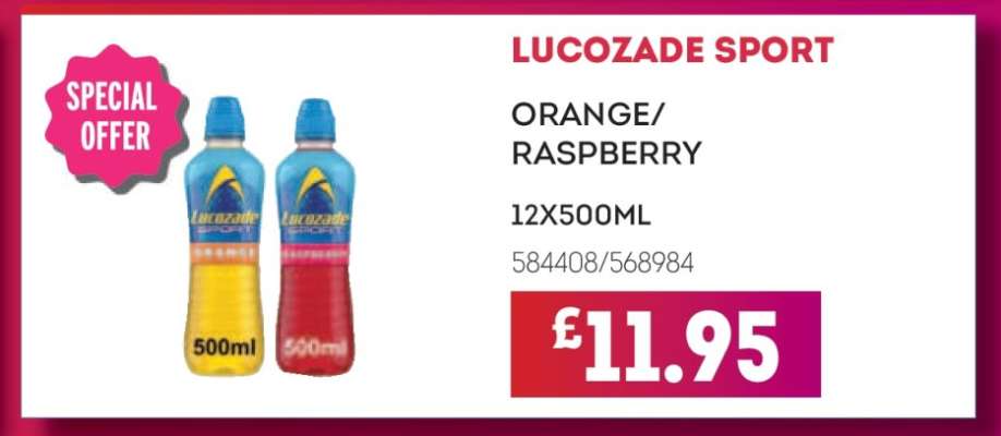 LUCOZADE SPORT