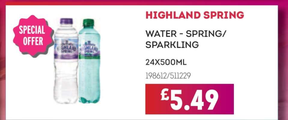 Highland Spring Water