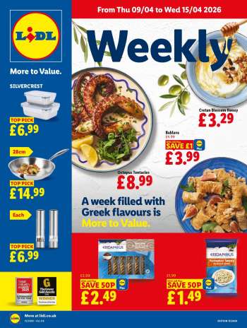 Lidl offer  - 09/04/2026 - 15/04/2026.
