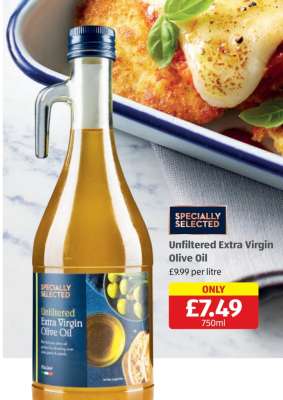 Specially Selected Unfiltered Extra Virgin Olive Oil
