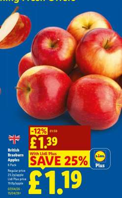 British Braeburn Apples