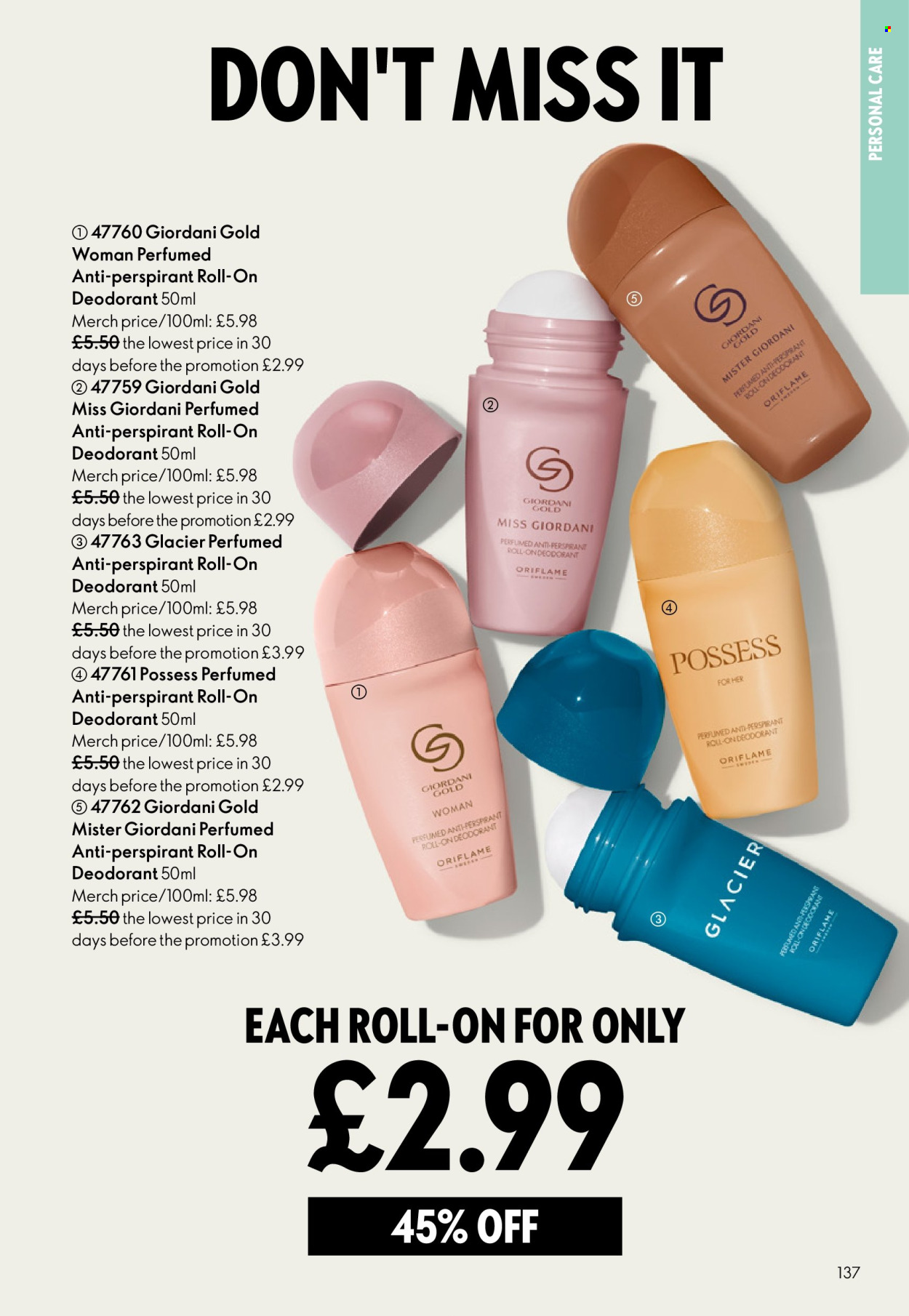 Oriflame offer - 25/03/2026 - 14/04/2026. Page 137