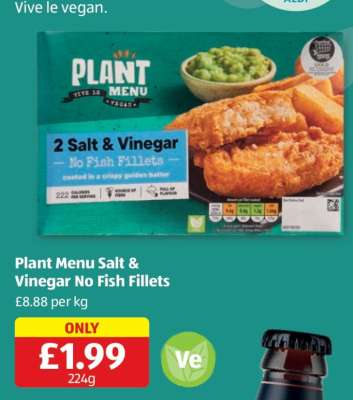 Plant Menu Salt & Vinegar No Fish Fillets