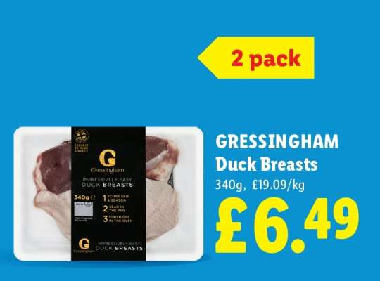 Gressingham Duck Breasts
