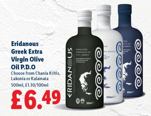 Eridanous Greek Extra Virgin Olive Oil P.D.O.