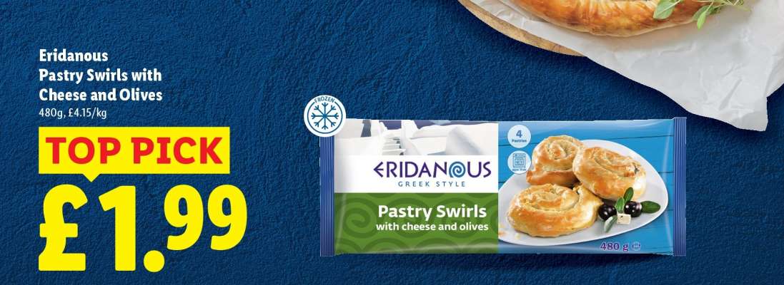 Eridanous Pastry Swirls with Cheese and Olives